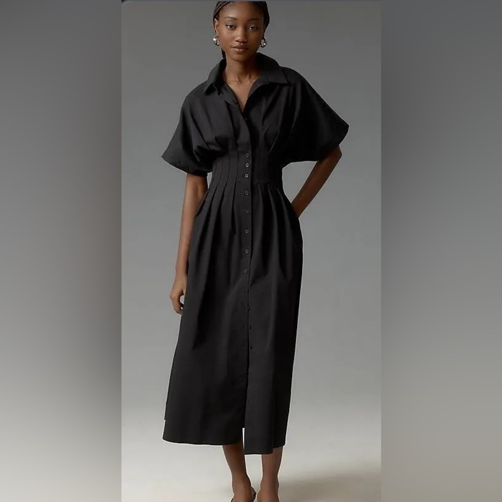 Item 1: AnthropologieXL Tobie Dress Black. (Striped sold already)
